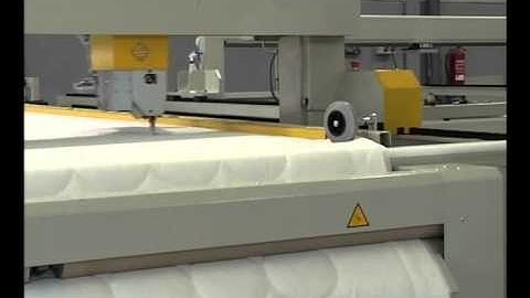 Quilting machine one head with continuous feeding system QUILTRON QT1 by Optron