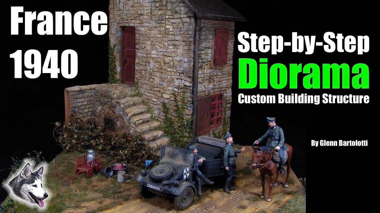 how-to-make-a-1-35-scale-building-for-a-wwii-diorama-youtube