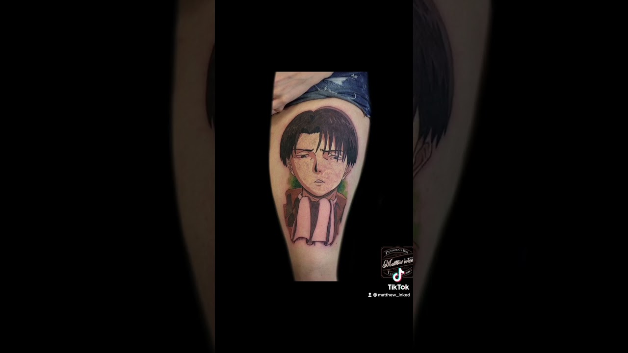 Levi Ackerman Attack On Titan Aot Tattoo Youtube