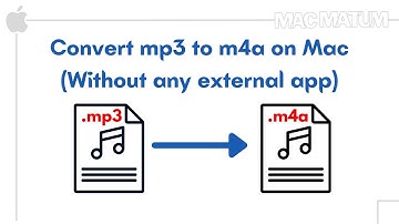 How to convert mp3 to m4a on mac