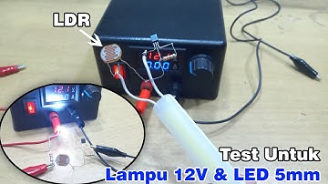 Cara Membuat Sensor Cahaya LDR Dengan Transistor BC547