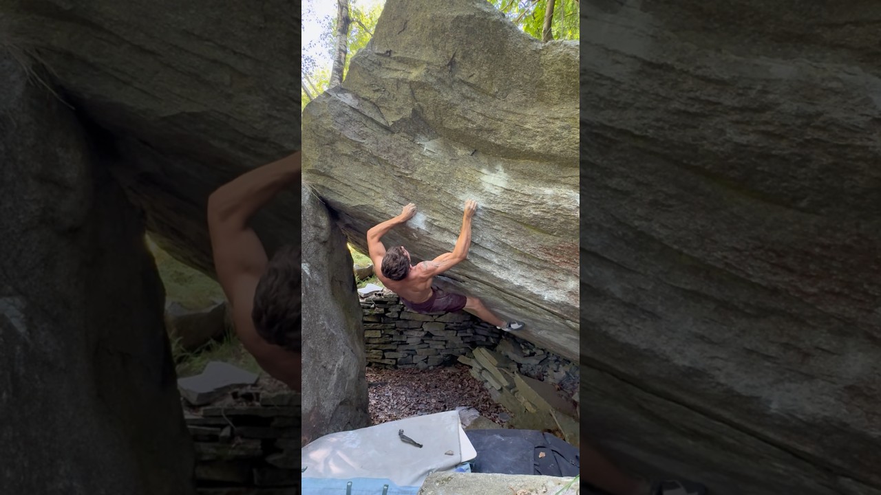 Awesome 360º boulder in Chironico 🔥Apetitte for destruction 7A