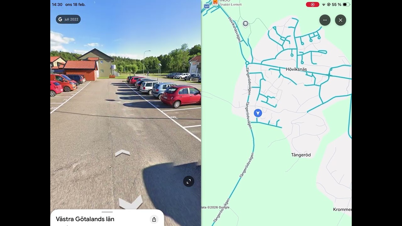 Google Street View - Visiting All Streets on Tjörn (Part 2)
