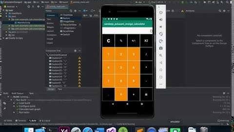 Designing and implementing Calculator using Java Android Studio Part - 1 | By Sandeep Reddy Pulusani