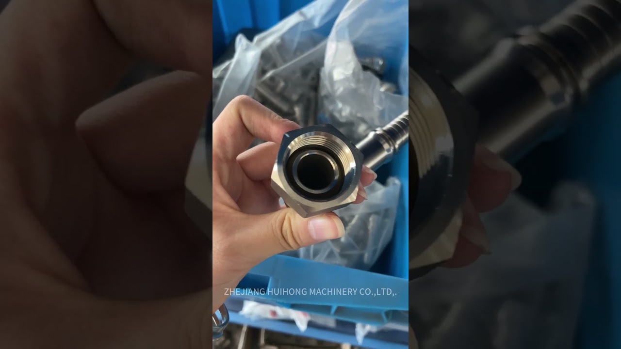 High-pressure hydraulic hose fittings 