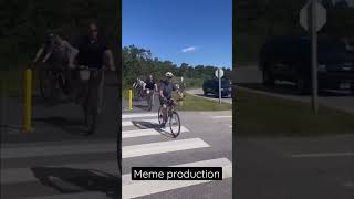 Joe Biden falling off bike #shorts #fyp
