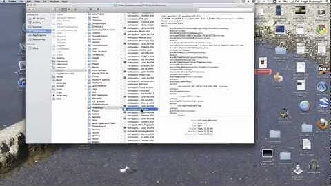 a short video clip showing how to find and delete iWeb preference lists.