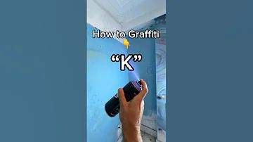 How to easy graffiti letter “K”👈#graffitialphabet