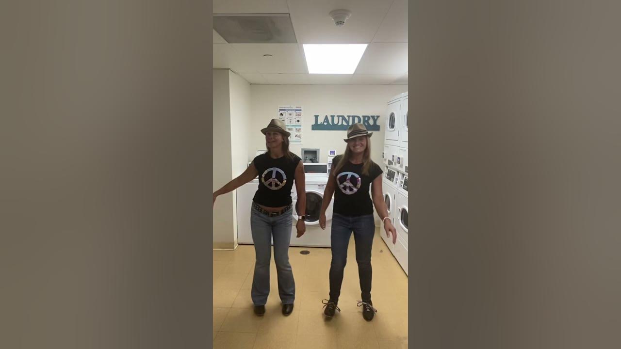 SCENES FROM THE LAUNDRY ROOM   Tap Dance to Happy by Pharrell Williams
