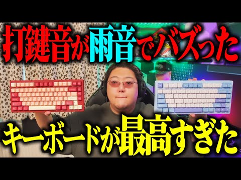 【在庫復活】人気すぎて売り切れ続出した打鍵音と打鍵感に全振りのキーボード【WOBKEY Rainy75 レビュー】