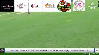 MCL T20 Super 8 2022 - Finals - Mississauga Dolphins vs Toronto United