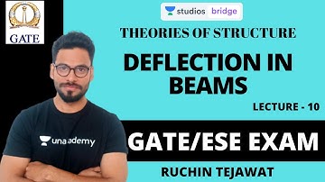 L10: Deflection in Beams | Theory of Structure for GATE/ESE 2020 | Ruchin Tejawat