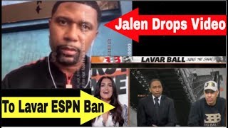 Lavar Ball Banned From ESPN | Jalen Rose Speaks Via Video on The Incident | Says It's Ridiculous ---