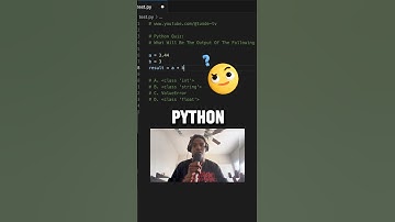 PYTHON QUIZ | Guess The Output #coding #programming #python