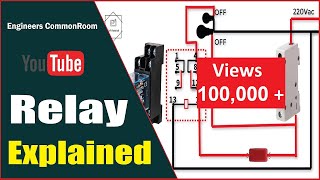 Relay Explained । Relay working । Electrical Circuit Diagram