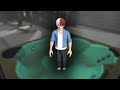 Deku pushes Todoroki in the Jacuzzi (MHA VR)