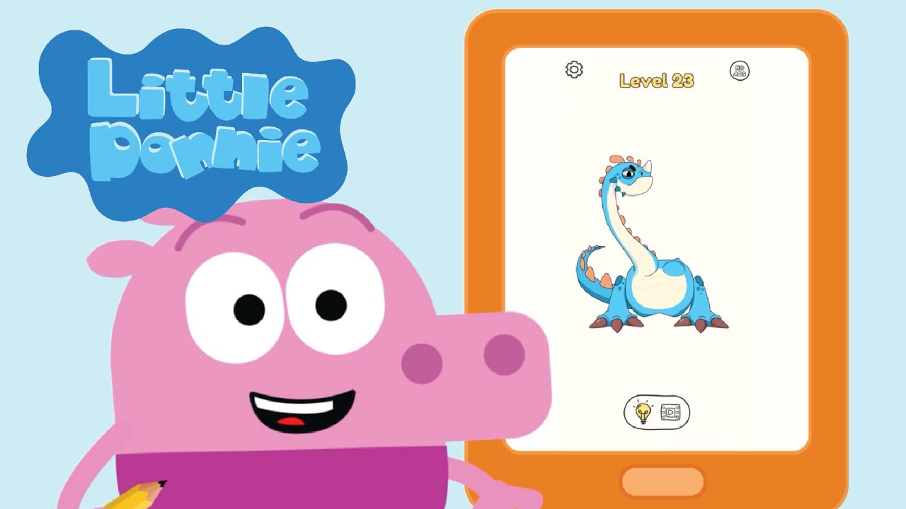 LITTLE DONNIE | DOP Draw One Part Game Play With Me and Tablet