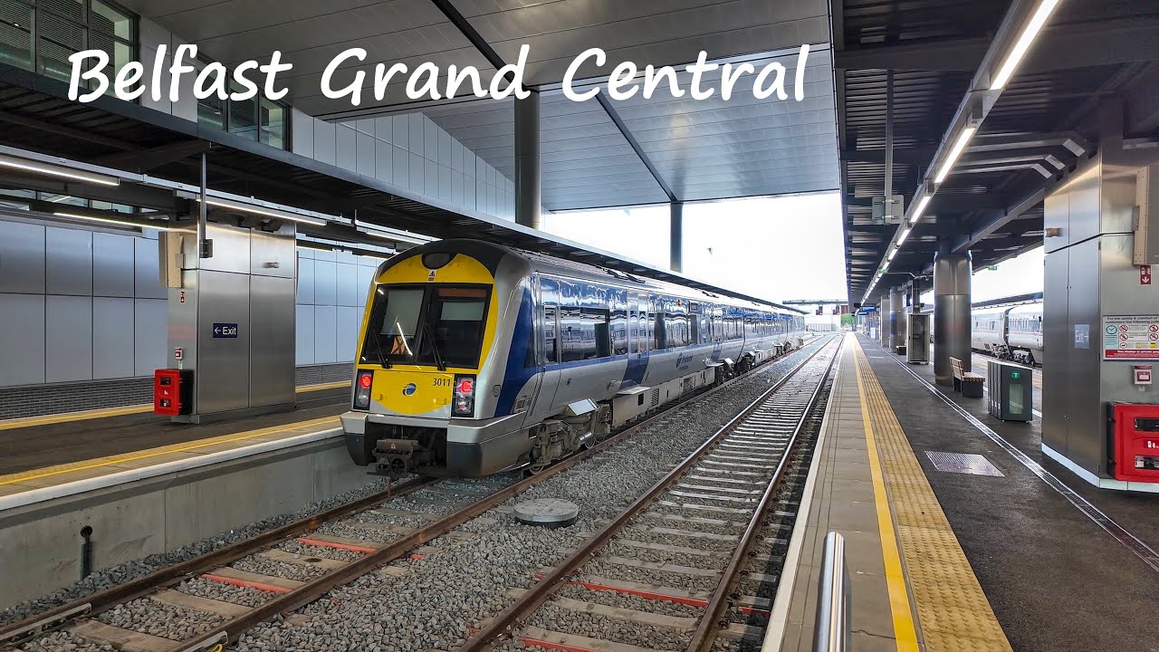 The first day of Operations at Belfast's brand new Grand Central Station - 13th October 2024