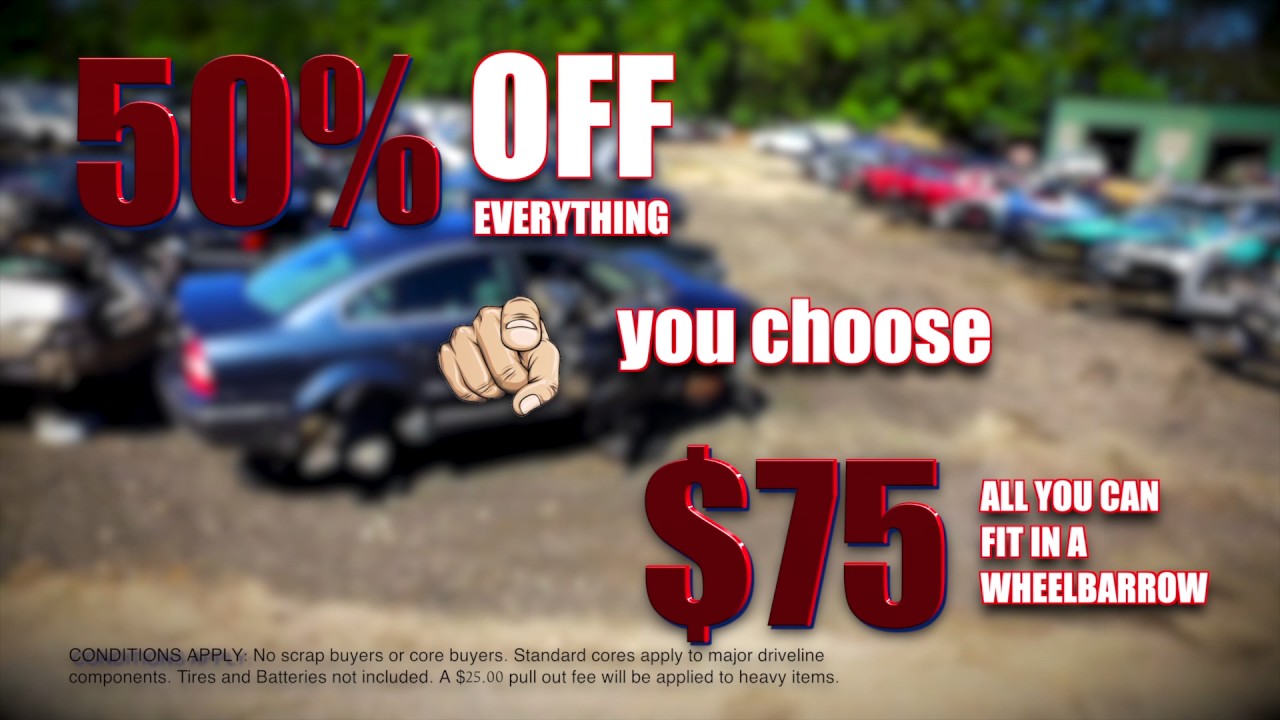 Brandywine Auto Parts UPullIt Mega Sale YouTube