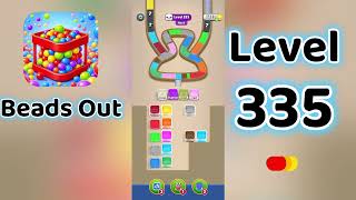 Beads Out Level 335  Walkthrough 🧩✨ | Tricky Bead Puzzle Solution | Go Answer