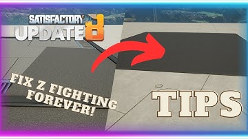 How to fix Z-Fighting Forever | Tips and Tricks | Satisfactory 1.0