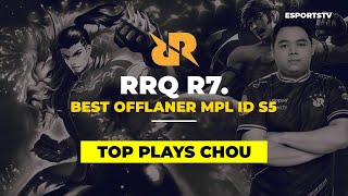CHOU Montage RRQ R7 - Best Offlaner MPL ID S5 | Top Plays ESPORTSTV