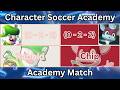 Character Soccer Academy Match - Rabbid (0-2-2) Vs Chip (0-2-2)