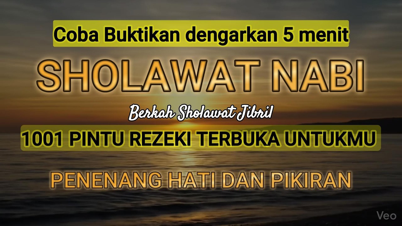 SHOLAWAT JIBRIL MERDU, PENARIK REZEKI PALING MANJUR