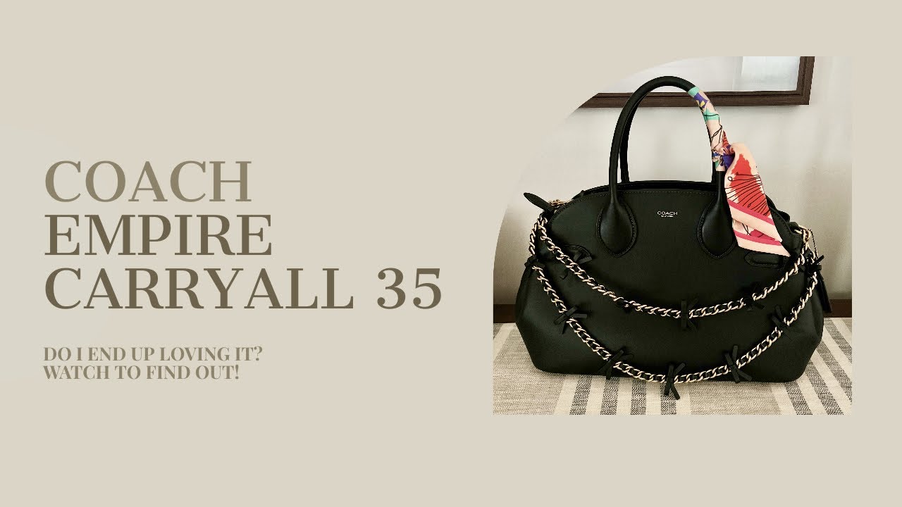 COACH Empire Carryall 35 Black Leather OOPS, I Did It Again: Coach 