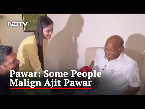 Sharad Pawar To NDTV: "People Maligning Ajit Pawar For No Reason"