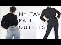 MY CHIC OUTFITS for FALL - Lookbook - EDGY STYLE - Minimalist Wardrobe - Emily Wheatley