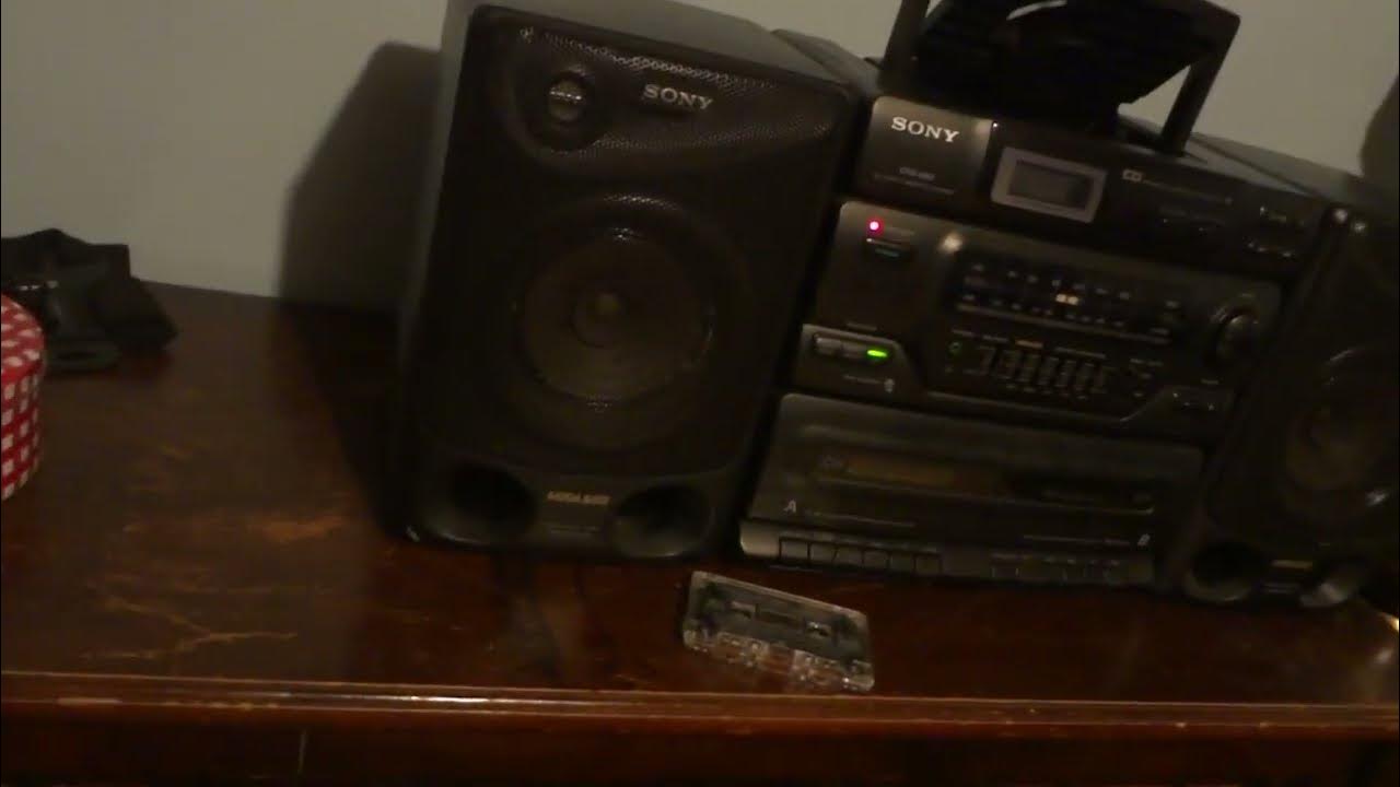 Sony CFD560 boombox test YouTube