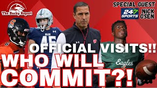 Wisconsin Badgers Official Visits!  Huge Recruiting Weekend Coming Up...WHO WILL WE GET?!