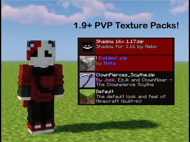 Minecraft 1.9 Resource Packs