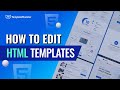How to edit HTML templates | Step-by-step guide