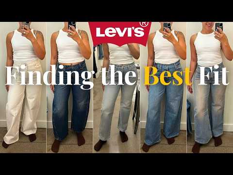Levi’s Jeans Fit Try On | Best Styles for Your Body (501 Curve, Ribcage Wide Leg, Dad Barrel)