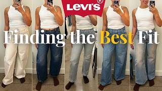 Levi’s Jeans Fit Try On | Best Styles for Your Body (501 Curve, Ribcage Wide Leg, Dad Barrel)