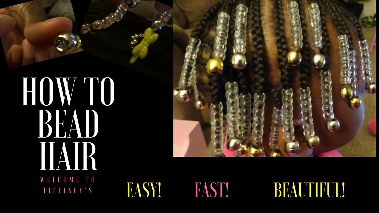 HOW TO BEAD HAIR FASTEST METHOD YouTube