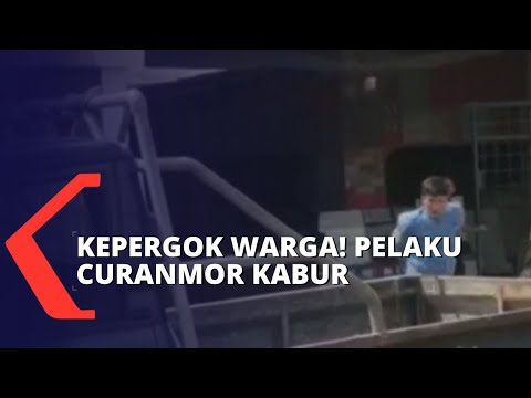 Kepergok Warga! Pelaku Pencurian Motor Bersenjata Kabur