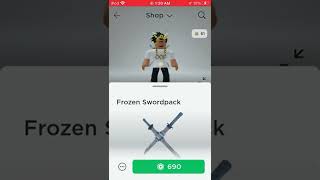 Ice Swordpack - Roblox New Limited