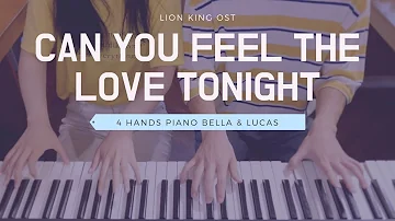 🎵Lion King OST (라이온 킹 OST) - Can You Feel The Love Tonight | 4hands piano