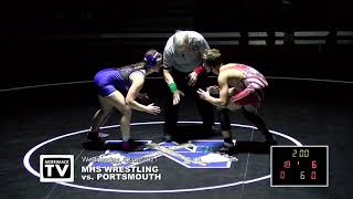 Merrimack Wrestling vs. Portsmouth High School: December 8, 2021