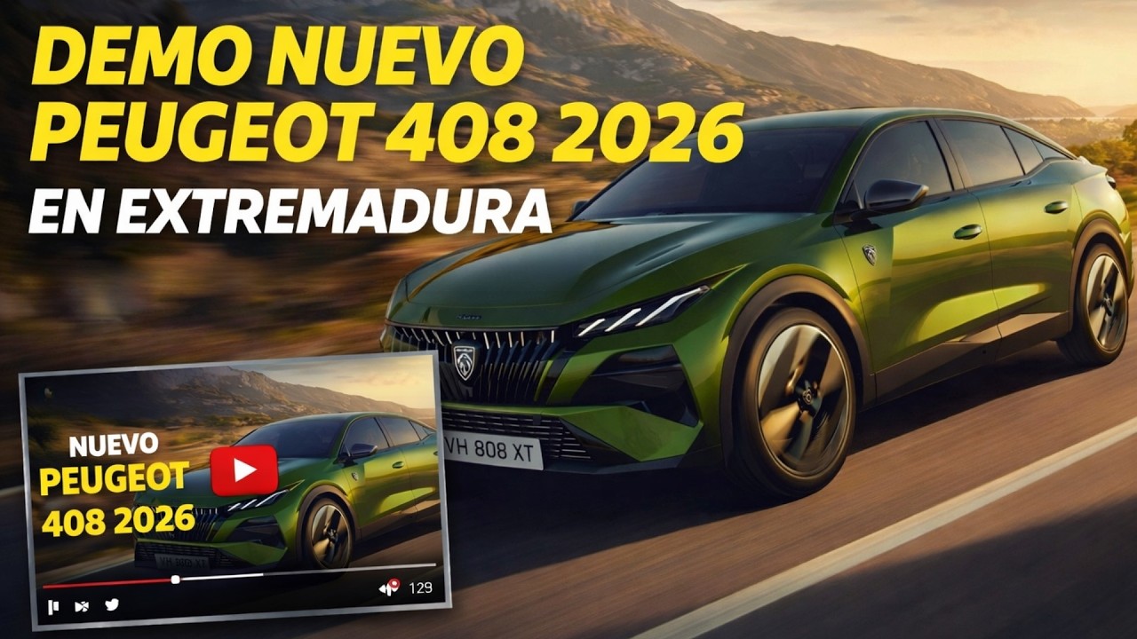 Nuevo Peugeot 408 2026 🔥 Review y Demostración Completa | Grupo Gedauto Extremadura