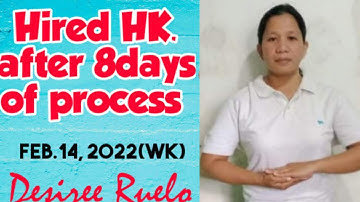 Update:Hired Applicant for HONGKONG confirmed in 8days of process,  ONLINE APPLICATION @joyneri.jobhiring