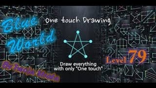One Touch Drawing Level 79 Blue World screenshot 5