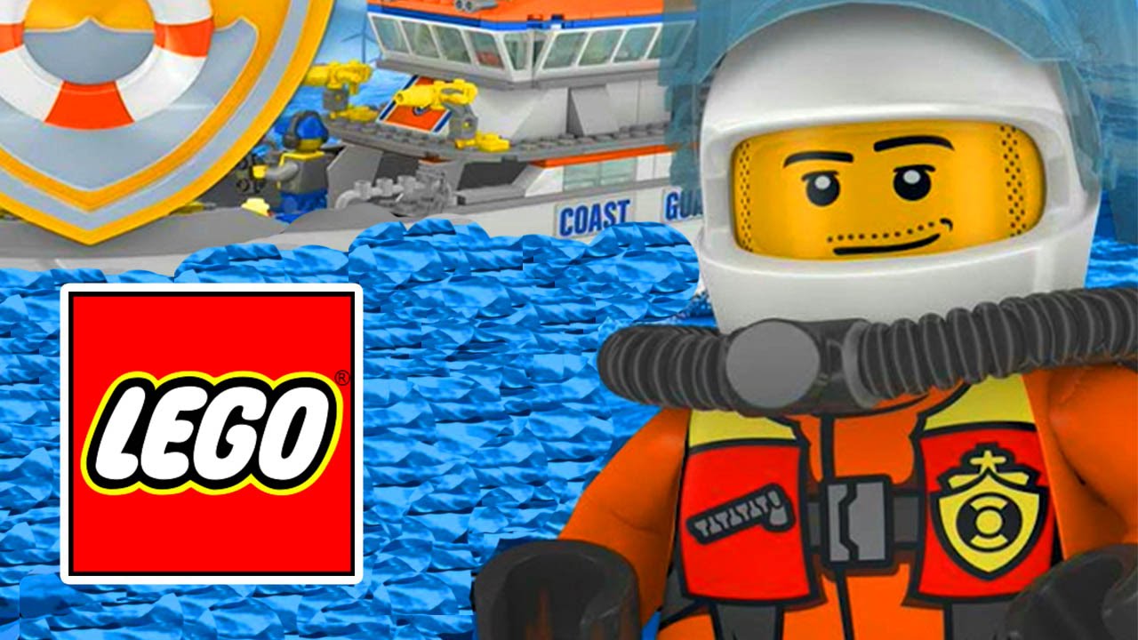 Lego City Coast Guard Patrol Rescue Mission Amazing Game For Children