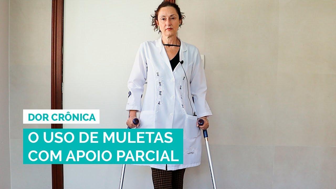 O uso de muletas com apoio parcial