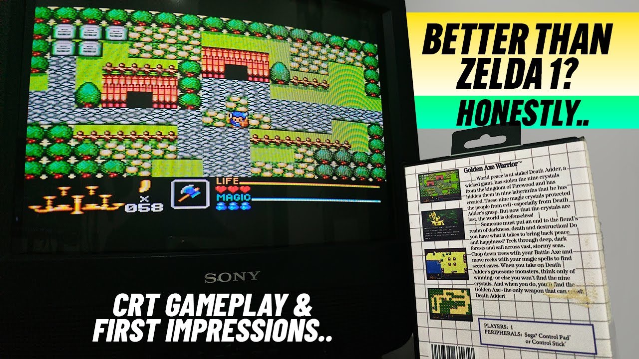 Golden Axe Warrior ЛУЧШЕ, чем ZELDA 1? — Она СЛОЖНАЯ и ВЕСЕЛАЯ!