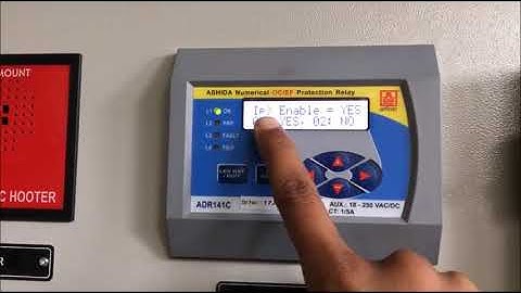 ASHIDA ADR141C O/C+EF RELAY PROGRAMMING