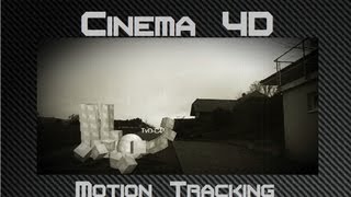 match moving/ motion tracking , Cinema 4D
